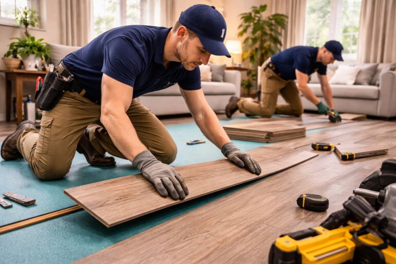Laminate Floor Replacement in Overland Park, KS