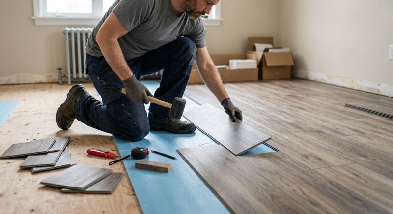 Linoleum Floor Installation in Johnson County, KS