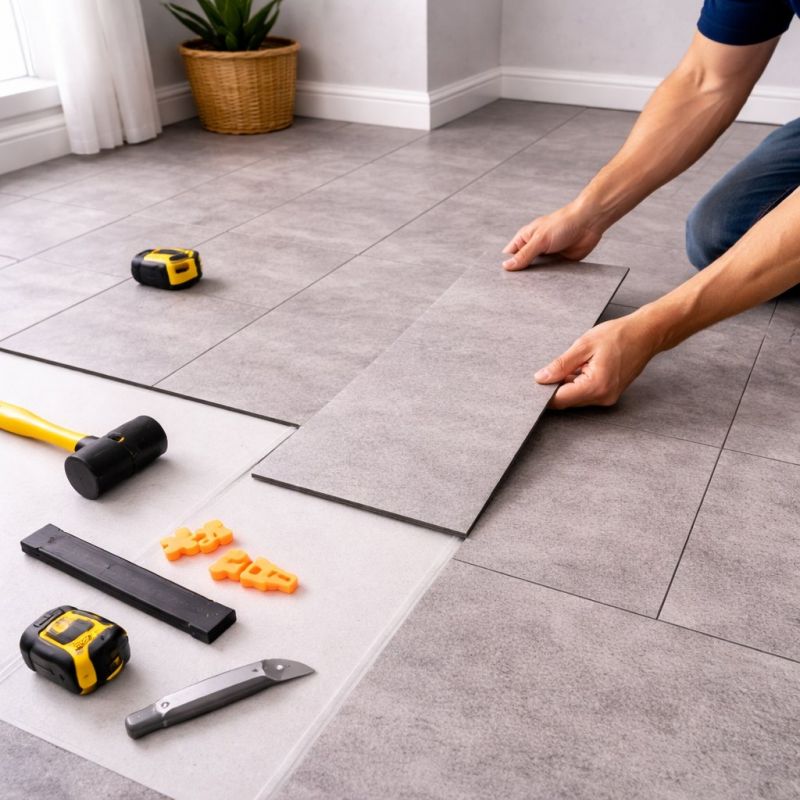 Vinyl Tile Replacement in Olathe, KS